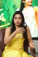 Rashmika Mandanna at Bheeshma Movie Interview